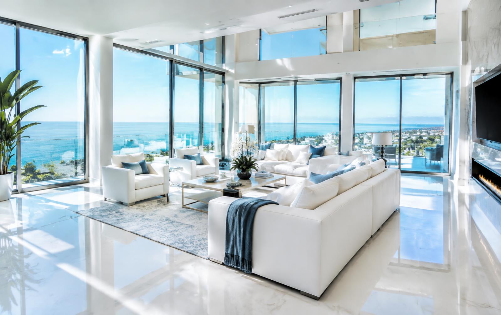 Spotless luxury living room